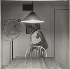 Carrie Mae Weems, Untitled (Woman Feeding Bird), from FOUR, 1990/2022, Inkjet print in colors, on Hahnemühle paper, the full sheet