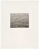 Vija Celmins, Drypoint - Ocean Surface (Second State) (G. 1225, R. p. 51), 1985, Drypoint, on Rives BFK paper, with full margins