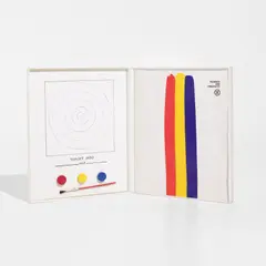 Target (see U.L.A.E. 89, see G. 276) by Jasper Johns, 1970-71, Offset lithograph with collage of red, yellow and blue watercolors and brush, on heavy wove paper, accompanied by the ex, sold Feb 2026