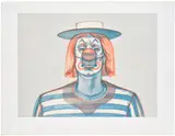 Wayne Thiebaud, Clown, from Recent Etchings I, 1979, Etching and aquatint in colors, on Somerset paper, with full margins