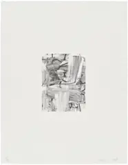 Christopher Wool, Untitled, 2008, Screenprint, on wove paper, with full margins, contained in the original gray canvas-lined portfolio