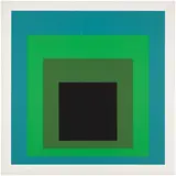 Josef Albers, DR-b (D. 181), 1968, Screenprint in colors, on heavy board, with full margins