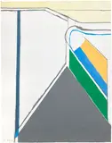 Richard Diebenkorn, Colored Landscape (L. 185), 1969, Lithograph in colors, on wove paper, the full sheet