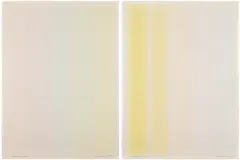 Richard Anuszkiewicz, Clearwater; and Largo, 1972-73, Two lithographs in colors, on Arches paper, with full margins