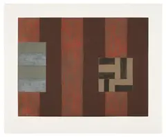 Sean Scully, Room (G.S.A. 88002), 1988, Etching, drypoint and aquatint in colors, on Somerset paper, with full margins
