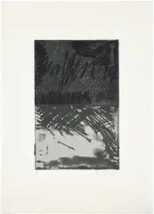 Brice Marden, Untitled Press: plate #3 (L. 21.3), 1972, Lithograph in colors, on Rives BFK paper, with full margins