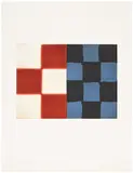 Sean Scully, Barcelona Diptych 4 (G.S.A. 96004), 1996, Etching and aquatint in colors, on Arches paper, with full margins