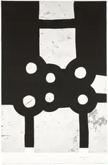 Eduardo Chillida, Leizaran (K. 87018), 1987, Aquatint, on Rives BFK paper, the full sheet