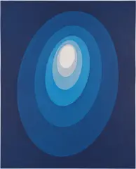 James Turrell, Untitled, 2013, Etching and aquatint in colors, on wove paper, the full sheet