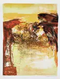 Zao Wou-ki, Untitled (Å. 253), 1974, Lithograph in colors, on Rives BFK paper, with full margins