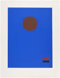 Adolph Gottlieb, Blue Night (A.A.A. 68), 1970, Screenprint in colors, on Fabriano paper, with full margins