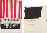 Alfred Leslie, Untitled (Poster for Tibor de Nagy); and Untitled (Permanently)