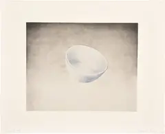 Ed Ruscha, Bowl, from Domestic Tranquility (C. p. 346, S. 1974.37, E. 74), 1974, Lithograph in colors, on Arches Cover paper, with full margins
