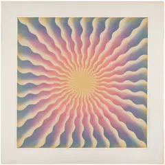 Judy Chicago, Mary, Queen of Scots (C. p. 208), 1973, Lithograph and screenprint in colors, on Copperplate paper, with full margins