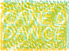 Bruce Nauman, Caned Dance (C. p. 323, C. 27), 1974, Lithograph in colors, on Arches paper, the full sheet
