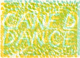 Bruce Nauman, Caned Dance (C. p. 323, C. 27), 1974, Lithograph in colors, on Arches paper, the full sheet