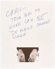 Chris Burden, Untitled (C. p. 198), 1974, Lithograph in colors, on Copperplate paper, with full margins