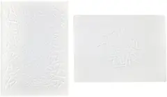 Untitled (Never Ending Screen); and Structure Graphica by Claire Falkenstein, 1976, Two embossings, on wove paper, the full sheets, sold Feb 2026
