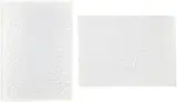 Claire Falkenstein, Untitled (Never Ending Screen); and Structure Graphica, 1976, Two embossings, on wove paper, the full sheets