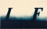 Ed Ruscha, IF, 2000, Lithograph in colors, on Arches paper, the full sheet