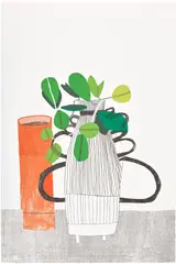 Untitled by Jonas Wood, 2009, Lithograph and screenprint in colors, on Coventry Rag paper, the full sheet, sold Feb 2026