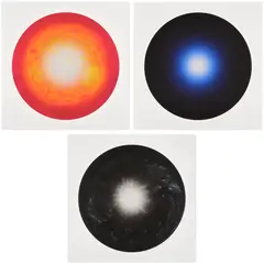 Fred Eversley, Sirius; Vega; and Rigel, 2019, Three archival pigment prints in colors, on wove paper, with full margins