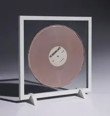 Jack Goldstein, The Quivering Earth, 1977, 33 1/3 RPM vinyl record with untrimmed edge