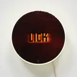 Donald Moffett, Lick, 1990, Backlit cibatransparency in colors, on circular lightbox