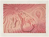 Judy Chicago, Birth Tear/Tear, 1985, Screenprint in colors, on Stonehenge paper, with full margins