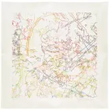 Ingrid Calame, #166 Working Drawing, 2004, Unique colored pencil drawing, on trace Mylar