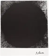 out-of-round X by Richard Serra, 1999/2008, Novatone print, on heavy Tintoretto-Gesso paper, with full margins, sold Feb 2026