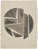 Michael Heizer, Circle III (T.G. 225), 1977, Etching and aquatint, on grey HMP paper, with full margins