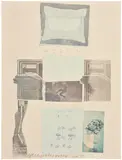 Robert Rauschenberg, Two Reasons Birds Sing (S. 1979.24), 1979, Screenprint in colors, on Arches paper, the full sheet