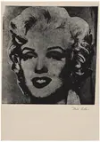 Mike Bidlo, Not Warhol (Marilyn), 1984, Screenprint, on laid paper, with full margins