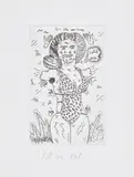 Jim Nutt, Pit er Pat (A. & B. 180), 1968-69, Etching, on wove paper, with full margins