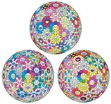 Burying My Face In The Field of Flower; Beyond the Dimensions; and Multiverse, Flowers by Takashi Murakami, 2021-2023, Three offset lithographs in colors, on smooth wove paper, the full sheets, sold Feb 2026