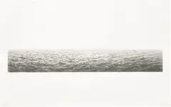Vija Celmins, Untitled (Ocean) (C. p. 205, R. 5), 1972, Lithograph, on Roll Rives paper, with full margins