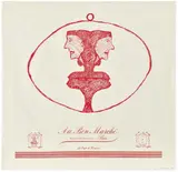 Louise Bourgeois, Caryatid (MoMA 123), 2001, Lithograph in red, on Okawara paper, with full margins