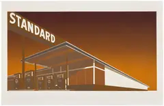 Ed Ruscha, Mocha Standard (E. 30), 1969, Screenprint in colors, on wove paper, with full margins