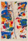 Sam Francis, The White Line (L. L6), 1960, Lithograph in colors, on Rives BFK paper, the full sheet