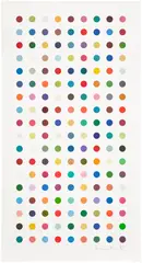 Methamphetamine by Damien Hirst, 2004, Monumental etching and aquatint in colors, on Hahnemühle paper, with full margins, sold Apr 2026