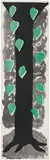 David Hockney, The Tall Tree (M.C.A.T. 314), 1986, Home-made print executed on an office color copy machine, on two sheets of Arches Text paper (as issued), the full sheets