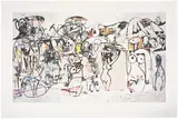 George Condo, Invocation of Miles, 2000, Screenprint in colors, on wove paper, with full margins