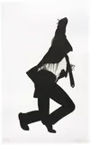 Robert Longo, Frank, from Men in the Cities, 1996, Lithograph, on wove paper, with full margins