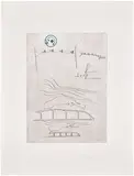 Joseph Beuys, Zirkulationszeit, from Suite Zirkulationszeit (Circulation Time, from Suite Circulation Time) (B. 426, S. 438), 1982, Etching, on Arches paper, with full margins