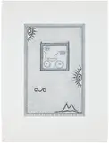 Jasper Johns, Untitled, 1995, Mezzotint and drypoint in colors, on Lana Gravure paper, with full margins