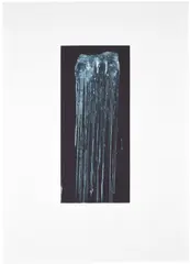 Pat Steir, Mysterious Waterfall, from the Exit Art Portfolio: Six x Four, 2004, Aquatint in colors, on wove paper, with full margins