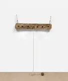 Robert Rauschenberg, Quorum, from Bones and Unions (G. 645), 1975, Multiple comprised of rag-mud, rope, bamboo and mud