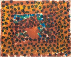 Howard Hodgkin, Venice, Afternoon, from Venetian Views (H. 94), 1995, Monumental etching, aquatint and carborundum in colors with extensive hand-coloring by Jack Shirreff in acrylic, on sixteen sheets of Arches paper, the full sheets