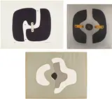 Conrad Marca-Relli, Untitled No. 7; Multiple C; and Autumn Suite C